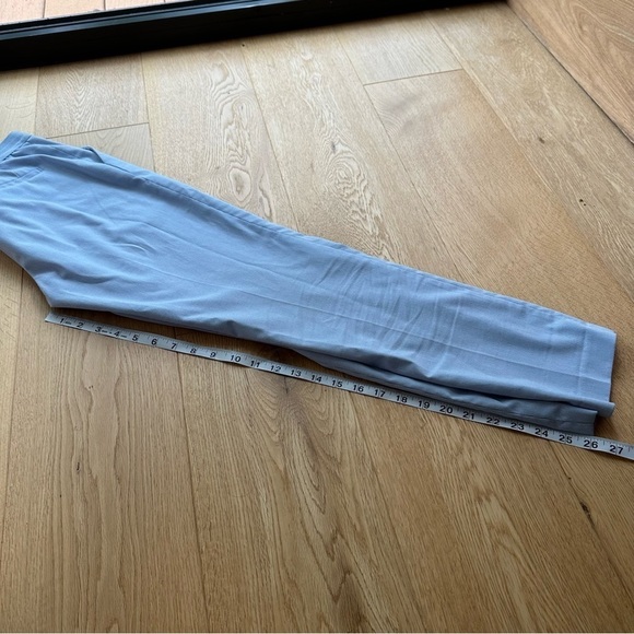 UNIQLO SMART ANKLE PANTS STRIPE WIHTE & LIGHT BLUE - S - Picture 14 of 14